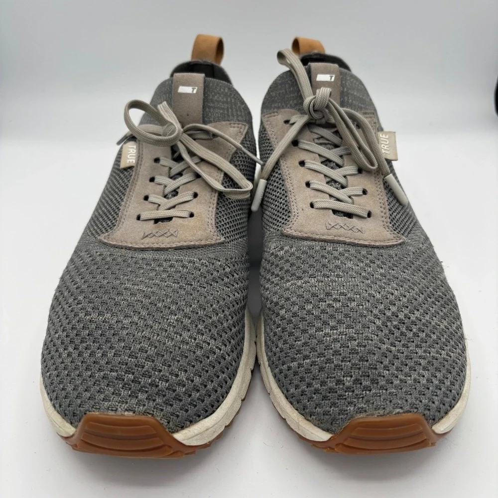 True Linkswear‎ Knit II Golf Shoes Mens Sz M12 Gray Spandex Knit Sneakers